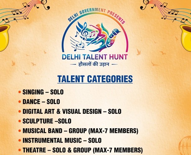 Delhi Talent Hunt - Hauslon Ki Udaan Scheme Talent Categories