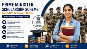 Prime Minister Scholarship Scheme (PMSS) for CAPF & Assam Rifles ...