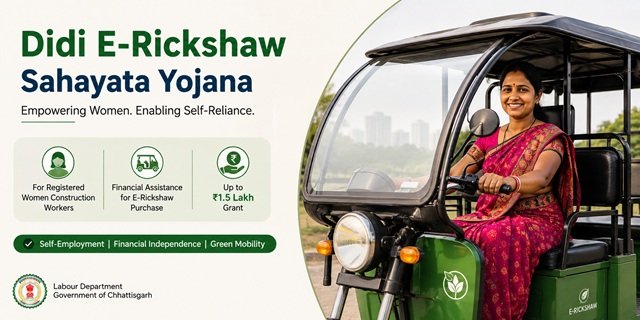 Chhattisgarh Didi E-Rickshaw Sahayata Yojana