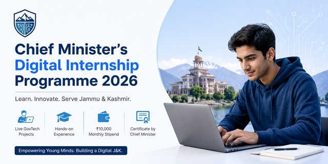 Jammu & Kashmir Chief Ministers Digital Internship Programme