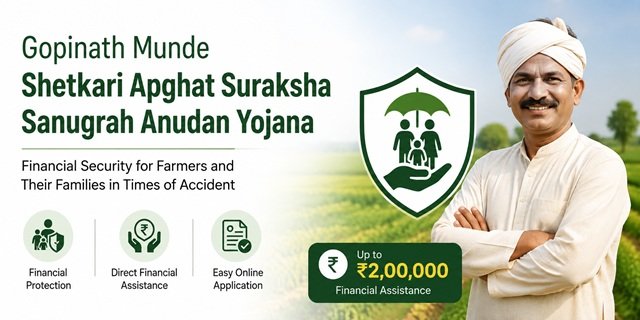 Maharashtra Gopinath Munde Shetkari Apghat Suraksha Sanugrah Anudan Yojana