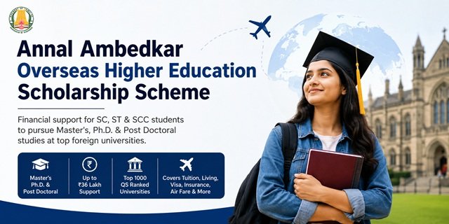 Tamil Nadu Annal Ambedkar Overseas Higher Education Scholarship Scheme