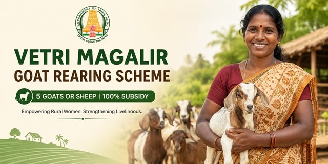 Tamil Nadu Vetri Magalir Goat Rearing Scheme