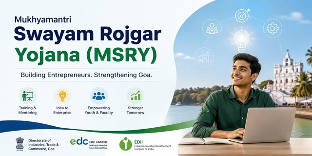Goa Mukhyamantri Swayam Rojgar Yojana (MSRY)